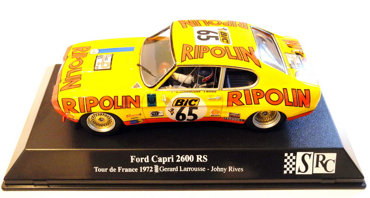 1:32 - Tour de  France 1972 mi Gerard Larrousse und Johny Rivers im Ford Capri RS2600